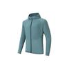 Running Series Solid Color Logo Hooded Breathable Sports Jacket Men Jackets Sage-Green 152415701-3