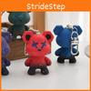 Starry Acrylic Bear Chameleon Keychain Color Changing Christmas Gifts Festival