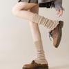 Women's Leg Warmers Lolita Long Socks Knitted Foot Cover Arm Warmer Autumn Winter Crochet Heap Sock Boot Cuffs