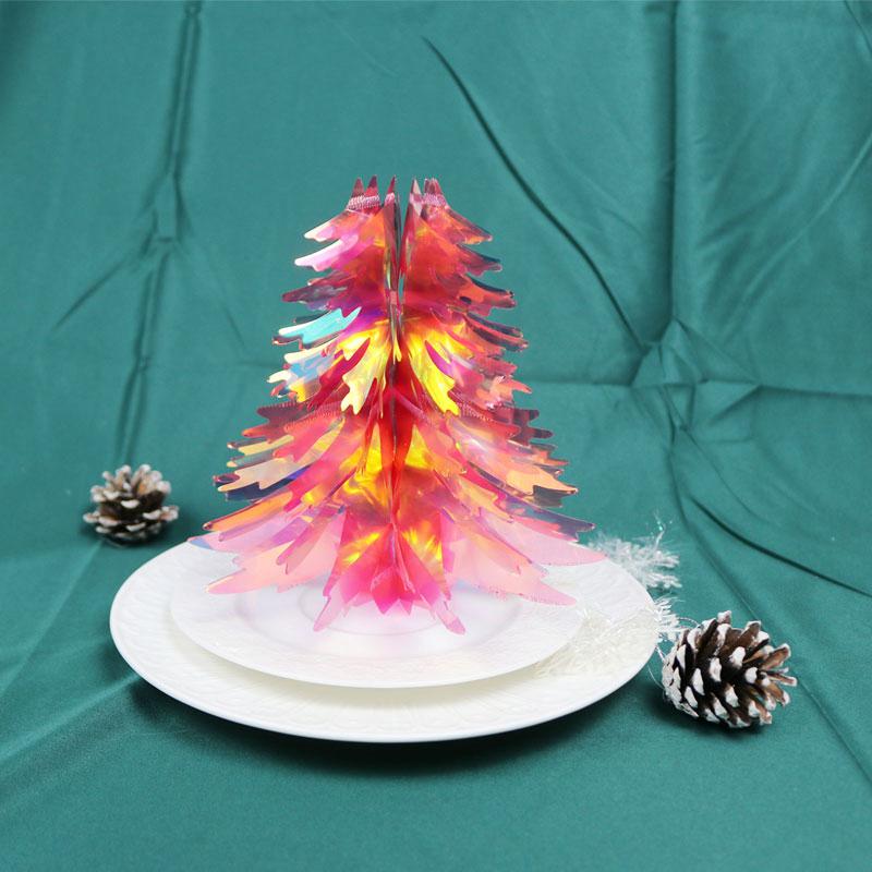 Iridescent Snowflake Honeycomb Ball Ornament - Colorful Christmas & Spring Decoration Prop
