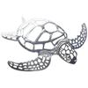 2024 New Metal Sea Turtle Ornament Beach Theme Decor Wall Art Decorations Wall Hanging for Indoor Livingroom Decor