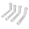 4Pcs White Bed Sheet Clips Non-Skid Quilt Sheet Buckle Adjustable Bed Sheet Holders  Bed Sheets
