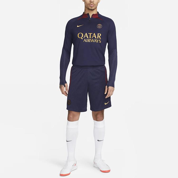 Nike Soccer Bottoms Men's Dark Blue Moderate Straight Fit Pants DX3193-498