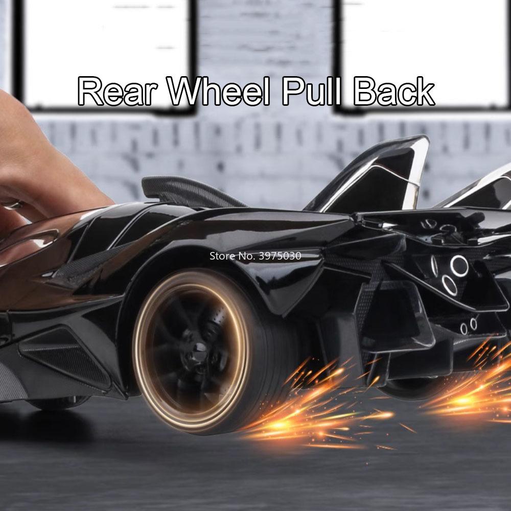 AAYP1 1:18 Apollo EVO Toy Cars Models Alloy Diecast with Light Music Miniature Supercar Wheel Steering Vehicle for Children Best Gifts