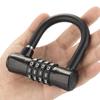 Anti Theft Password Padlock Security Bicycle Lock Portable U-shaped Password Lock  File Cabinet
