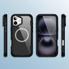 For iPhone 16 Plus Case Compatible with MagSafe Lens Frame Kickstand TPU + PC Shockproof Phone Cover