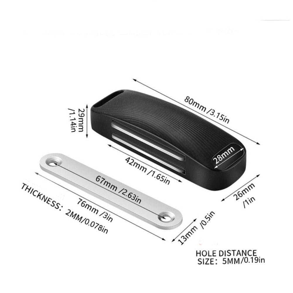 No-punch Invisible Door Suction Hidden Door Closer Durable Cabinet Door Catches  Cupboard