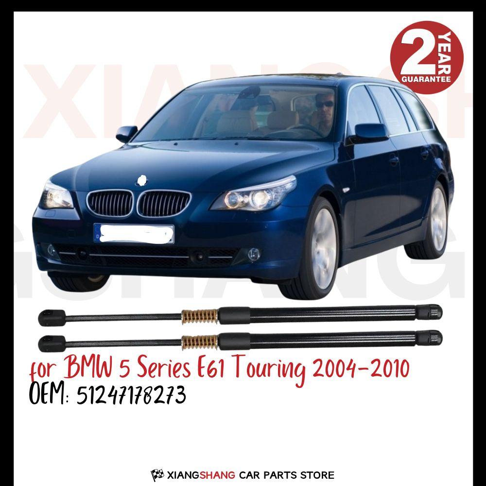 2pcs Rear Auto Open With Spring Damper for BMW 5 Series E61 Touring 2004-2010 680N Trunk Boot Gas Charged Gas Struts
