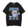 2025 Hot Cartoon KPop Demon Hunters Tiger Summer T-shirt Harajuku O-neck Casual Shirt High Quality T Shirt Y2k Streetwea Tops