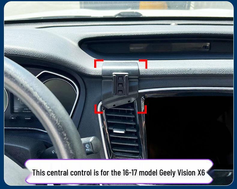 Держатель для телефона Geely Vision X6 с клипсой на вентиляционное отверстие | Аксессуар для интерьера автомобиля для навигации