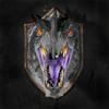 Sprayer LED Dragon Head Hanging Lamp Lantern Wall Lamp Resin Dinosaur Crafts Halloween Decoration Pendent Lamp
