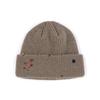 BLACKBLOND BBD Ripped Custom Short Beanie (Dark Beige)