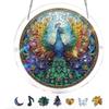 Acrylic Suncatcher Window&Garden Hanging Sun Catcher Rainbow Indoor Window Decoration for Living Room Bedroom Colorful Acrylic Puzzles Suncatcher