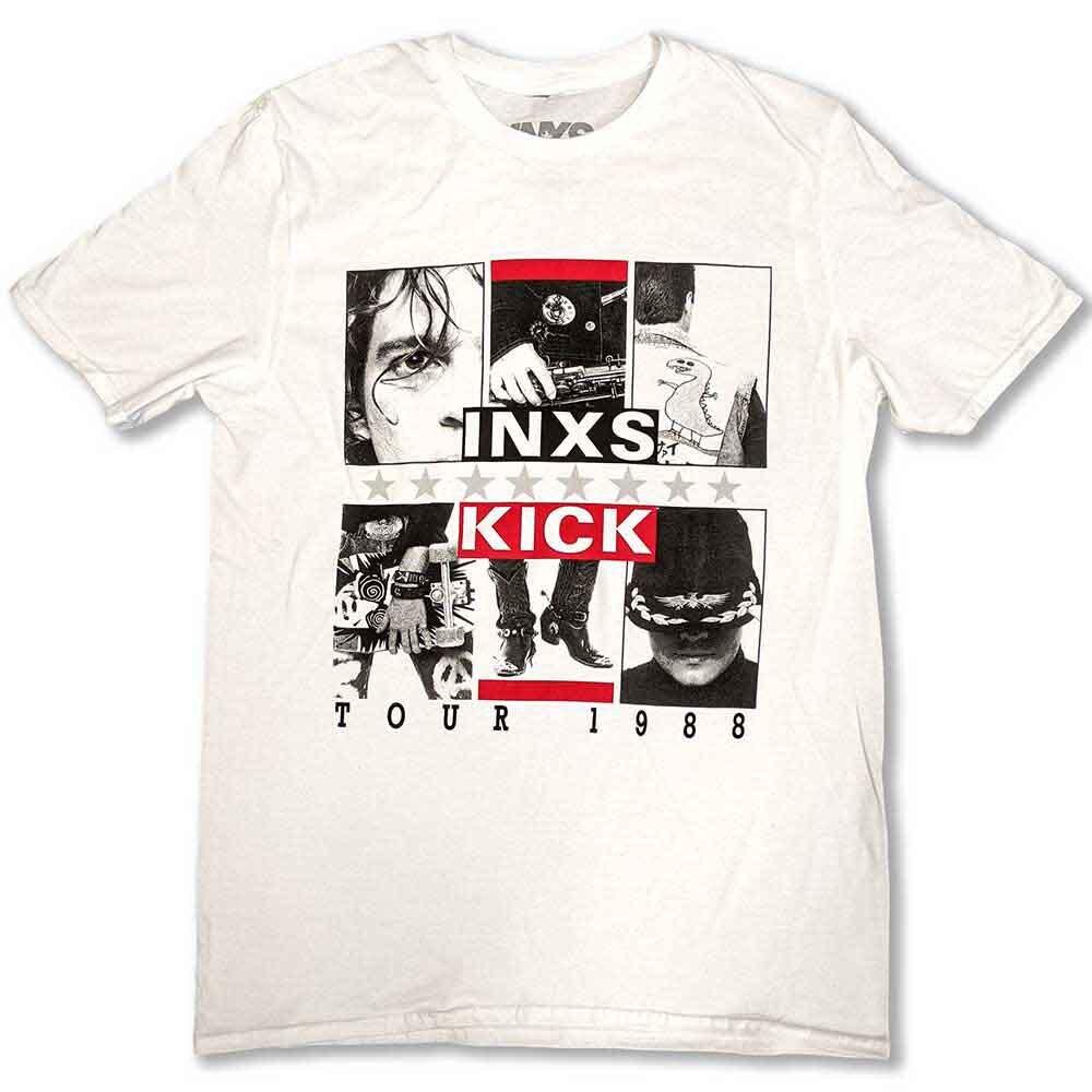 Унисекс Футболка INXS: KICK Тур (Маленький)