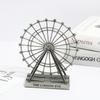 Retro London Eye Ornament Rotatable Ferris Wheel Model Nordic Style Art Figurine  Tourist Souvenirs