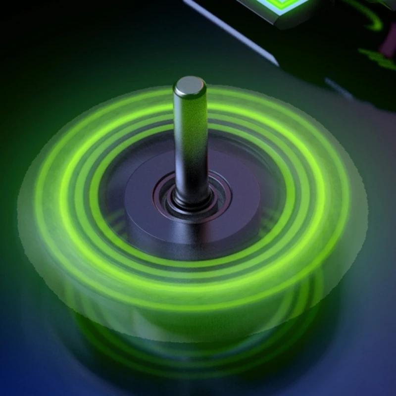Гироскоп на палец, декомпрессионный инструмент, металлический волшебный спиннер, супер черный, технологические игрушки EDC для взрослых и мальчиков, антистресс ORIGIN