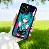 H-Hatsune M-Miku Аниме Силиконовый Мягкий Чехол Для Телефона Для IPhone 17 Pro Max 16 Pro 15 14 13 12 11 17 Air 16E Plus Мягкий Чехол