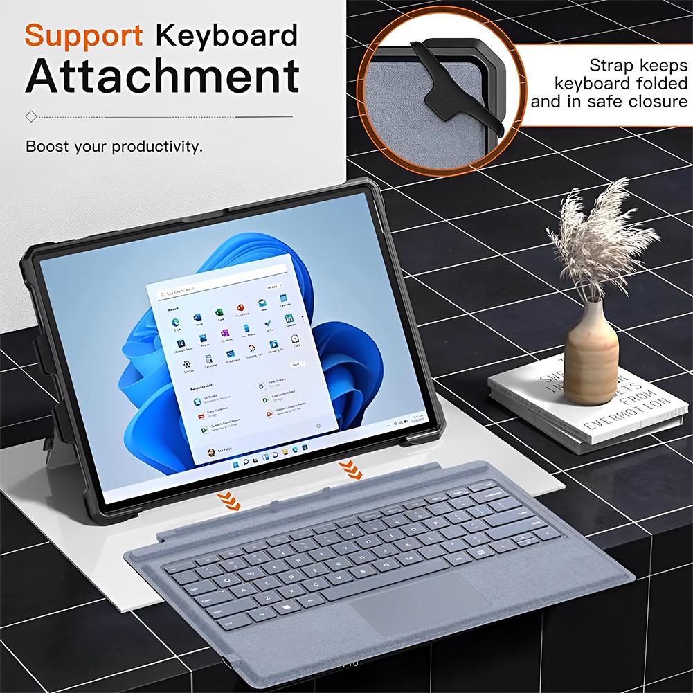 Чехол для Microsoft Surface Pro 6/Pro 5/Pro 4 для Microsoft Surface Pro 7 Plus/Pro 7 Совместим с клавиатурой Type Cover