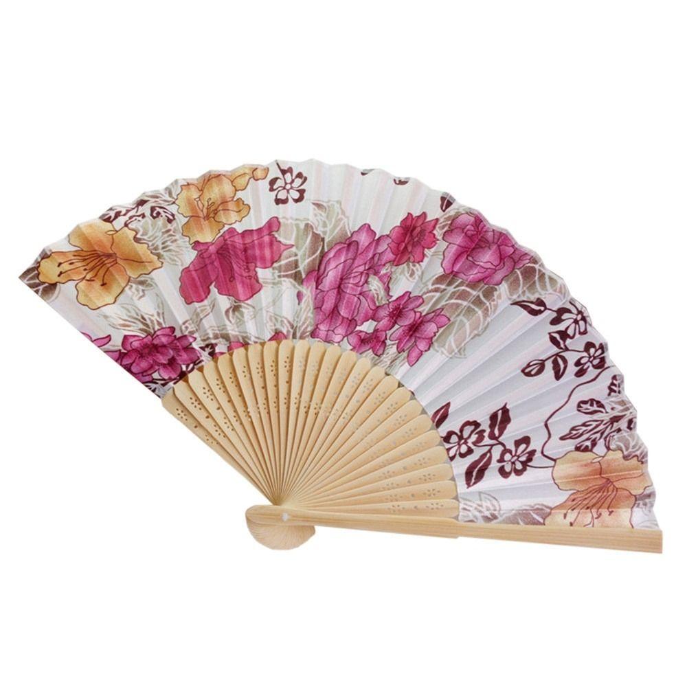 Bamboo Vintage Home Decoration Photography Prop Hand Held Folding Fan Wedding Gifts Ornament Fan