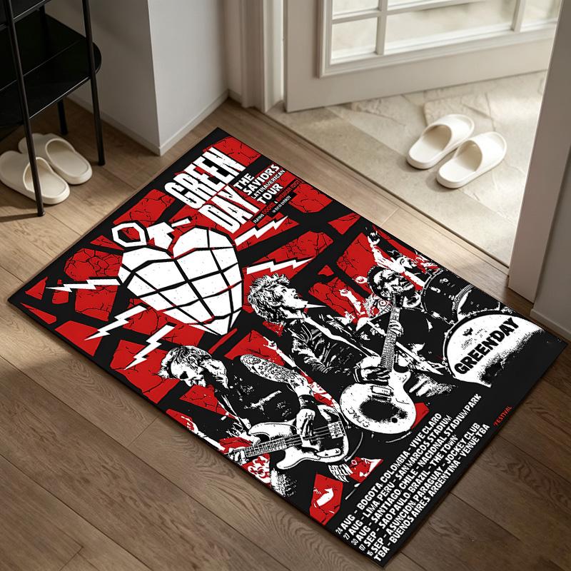 Green Day A rug suitable for office chair areas living rooms and computer desks perfect for home offices and an ideal holiday gift