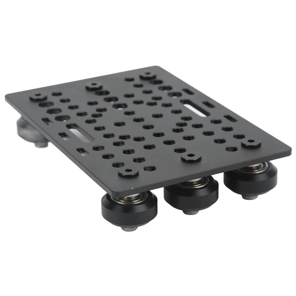 Алюминиевая анодированная черная портальная пластина Плата портала 3D-принтера со шкивом от 0,8 до 3,1 дюйма Черный