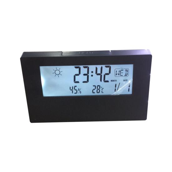 Электронные часы LCD, простые в использовании, многофункциональные, двухцветный модный дисплей, электрические часы для общежития
