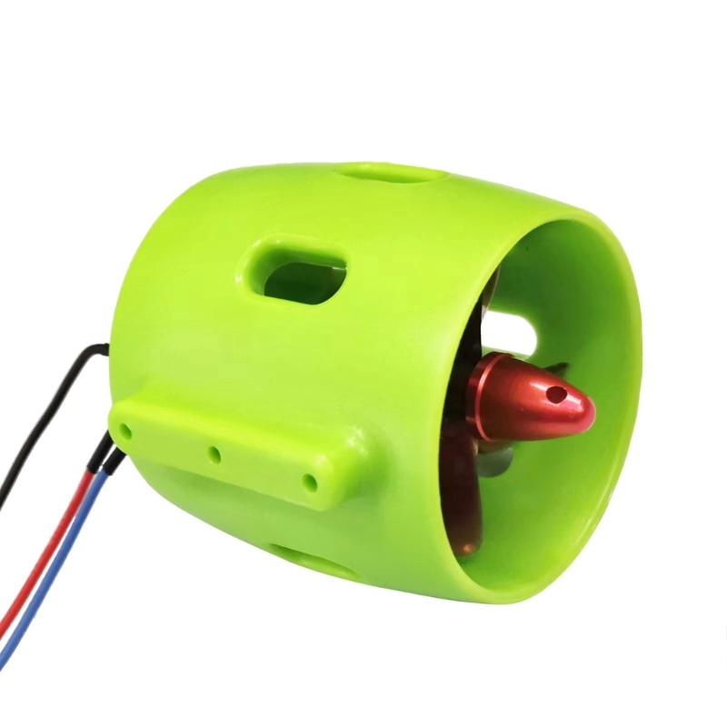 Advanced 1000KV Underwater Brushless Motor with 4 Blade Propellers & Adjustable Voltages Compatibility for Boats