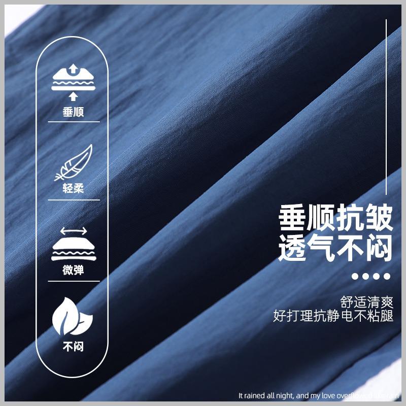 Хаки быстросохнущий комбинезон женский летний тонкий новый свободный прямой повседневный маленький широкий потники