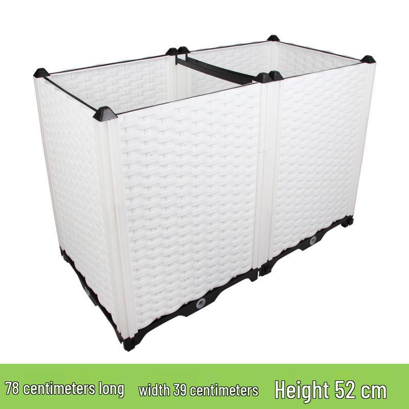 Modular Balcony Planting Box - Greenhouse Cultivation Flower Pot for Hotels and Guesthouses