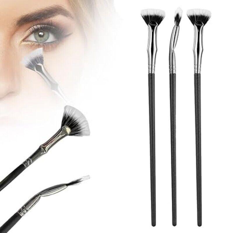 Folding Angle Scalloped Lash Brush, 2024 New Mascara Fan Brush Eyelash Brush