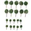 20Pcs Shrub Vegetation Military Scene Sand Table Landscape Tree Model Deor
