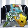 Wobbly Life Sandbox Game Fashion Blanket Cartoon Funny Flannel Throw Fashion Blanket Bedding Couch Portable Ultra-Soft Warm Bedspread Breath