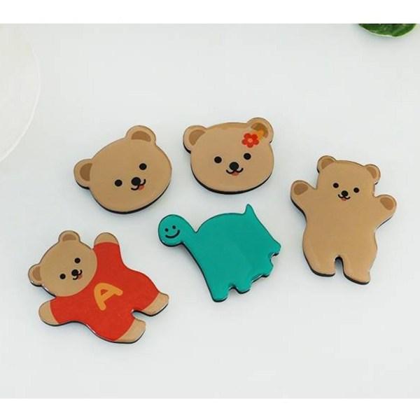 GripTok Thank You Friends Epoxy Smart Talk, Teddy Girl, 1 Piece