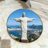 Worldwide Iconic Landmark Circular Frame Paintings World-Class Landscape Art Ideal Home Decoration Ornaments for Living Bedroom