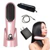 В распродано на QVC подставка и адаптер AGETUYA Cordless Brush Iron Plus Charging Stand Set Pink [Представлено в 2024 году, трансляция] [Зарядка включена] &