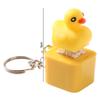 With LED Light Frog Croaking Fidget Toy Plastic Keyboard Sound Keyring  Children Adult