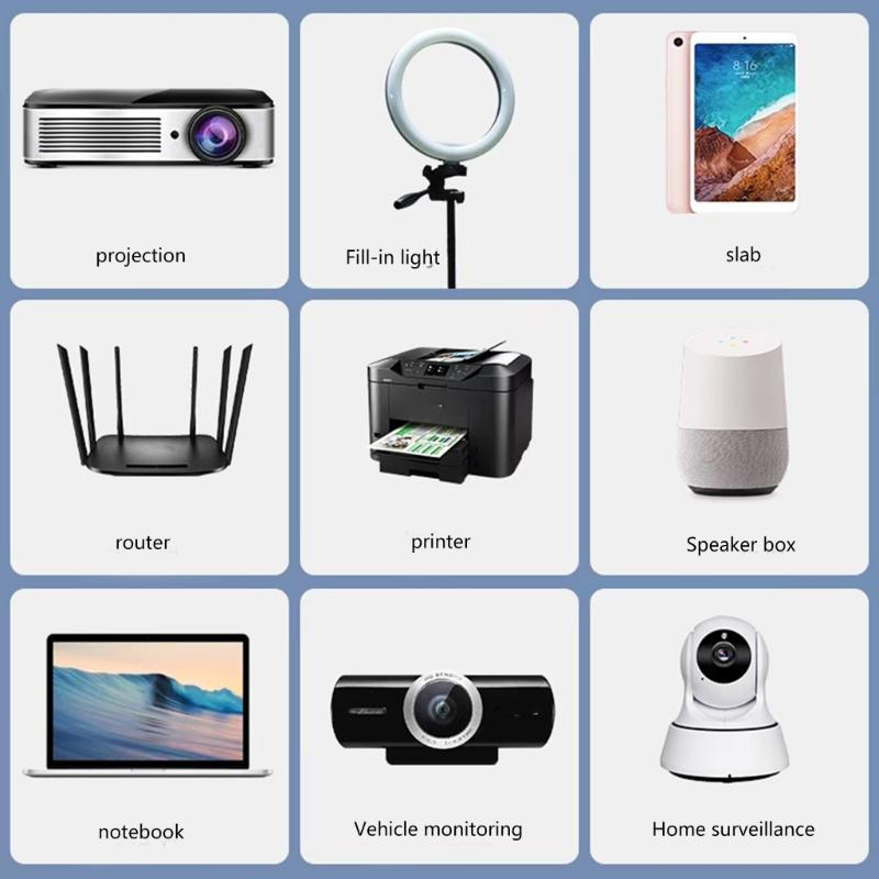 Кабель-адаптер USB C PD на DC5521 12V, Шнур питания для зарядки, для использования на открытом воздухе и в путешествиях, Легко подключаемый электронный аксессуар