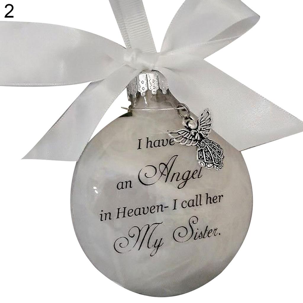 Перо Мяч Ангел На Небесах Орнамент Рождественское Украшение Памяти