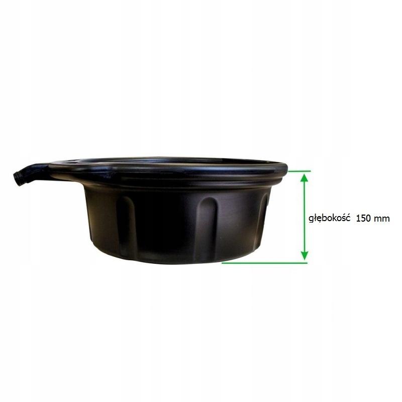 Bowl drain pan FOR oil draining large 16 liters rockforce