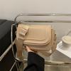 Minimalist Pu Small Shoulder Bag With Zip Pocket For Urban Outfits