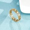 Simple Hollow Ring, Four-leaf Clover Ring Ins Feminine Non-fading Jewelry