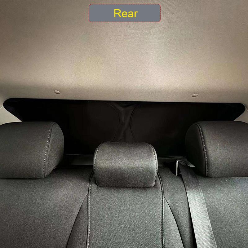 Car Black Windows Privacy Sunshade For HONDA CIVIC 2023-Present Auto Anti-UV Heat Insulation Protect Cover Interior Accessory