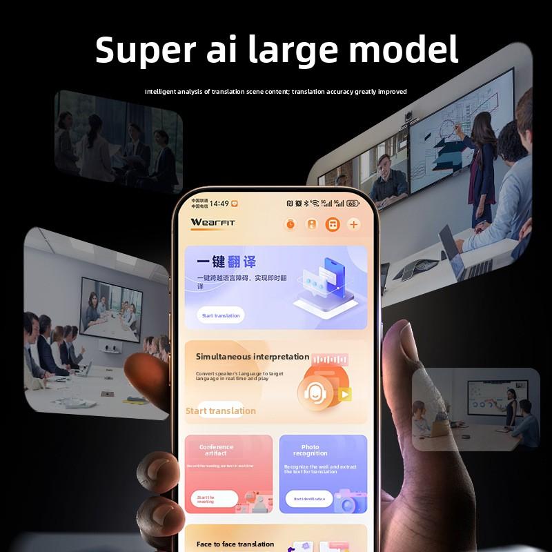 Ai102 Real-time Intelligent Translator Simultaneous Interpretation of 50 + Languages Ai Translation Assistant