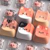 MAIMOOO Милые Кошачьи Кейкапы 5 Штук PBT Персонализированные Индивидуальные Кейкапы Для Клавиатуры Для Aula/Ajazz Котята Кейкапы