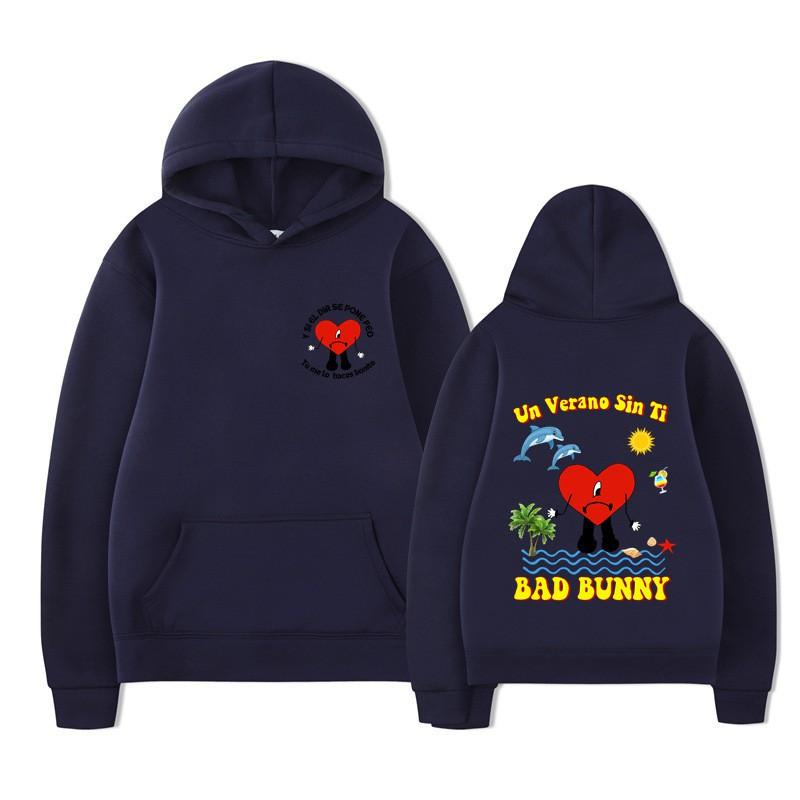 Bad Bunny Un Verano Sin Ti Hoodie Men Women Casual Graphic Sweatshirt