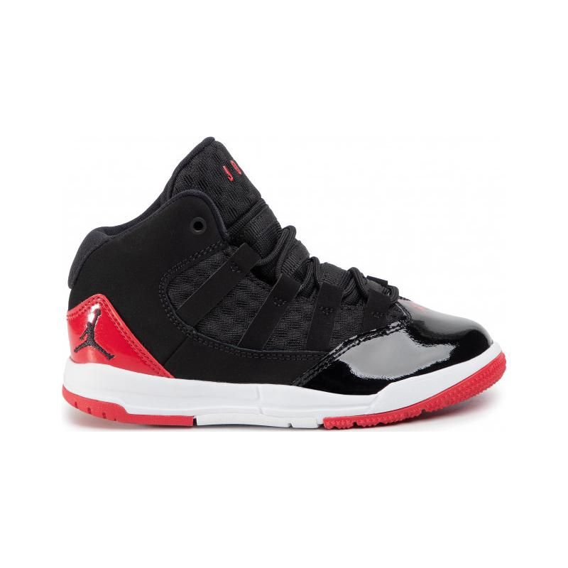 Детские баскетбольные кроссовки Air Jordan Max Aura PS AQ9216-006 Черный с Красным