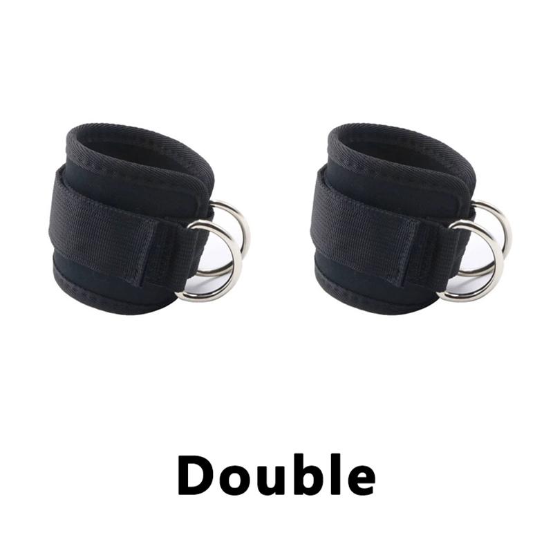 Tpe Resistance Bands Ankle Straps Fitness Set D-Ring Support Ankle Cuffs Yoga Gym Equipment Guard Leg Strength Safety Extensions