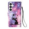 Pandas In the Starry Sky PU Leather Wallet Flip Photo Frame Case for iPhone Samsung Huawei Honor Xiaomi Redmi Oppo Vivo Google TCL Infinix...