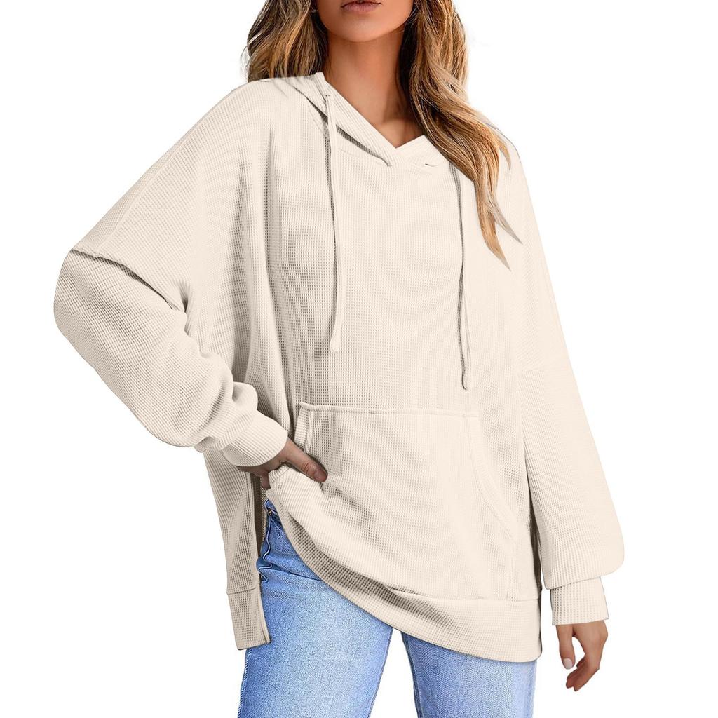 Женская одежда, осенне-зимний свитер с круглым вырезом и длинными рукавами, большой свободный плюшевый утолщенный свитер, топ