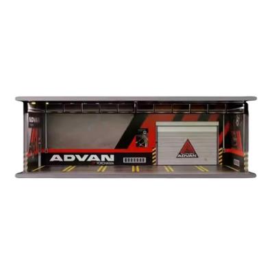 Универсальный G-Fans 1/64 ADVAN Гаражная Модель Диорама, 710008 [Параллельный Импорт]